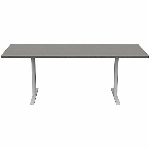 Safco Jurni Multi-Purpose Table with T-Leg & Glides Laminated Top - Powder Coated T-shaped, Textured Base - 72" Table Top Width x 24" Table Top Depth x 1.10" Table Top Thickness - 29" Height - Multipurpose - Assembly Required - Asian Night  (JN7224FXGANT)