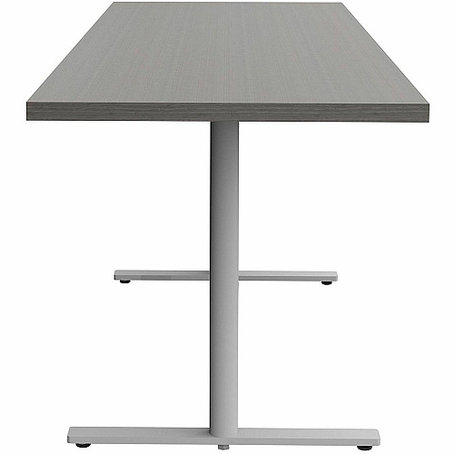 Safco Jurni Multi-Purpose Table with T-Leg & Glides Laminated Top - Powder Coated T-shaped, Textured Base - 72" Table Top Width x 24" Table Top Depth x 1.10" Table Top Thickness - 29" Height - Multipurpose - Assembly Required - Asian Night  (JN7224FXGANT)