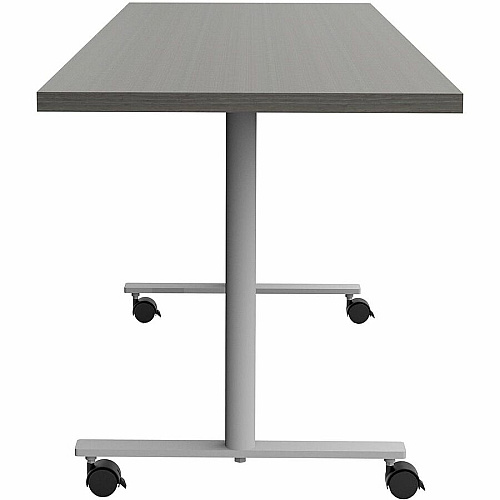 Safco Jurni Multi-Purpose Table with T-Leg & Casters Laminated Top - Powder Coated T-shaped Base - 72" Table Top Width x 24" Table Top Depth x 1.10" Table Top Thickness - 29" Height - Multipurpose - Assembly Required - Asian Night - Laminat (JN7224FXCANT)