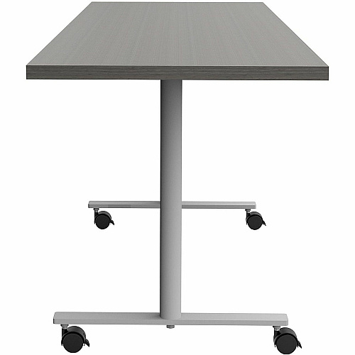 Safco Jurni Multi-Purpose Table with T-Leg & Casters Laminated Top - Powder Coated T-shaped Base - 72" Table Top Width x 24" Table Top Depth x 1.10" Table Top Thickness - 29" Height - Multipurpose - Assembly Required - Asian Night - Laminat (JN7224FXCANT)