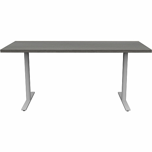 Safco Jurni Multi-Purp. Table w/T-Leg & Glides Textured T-shaped, Powder Coated Base - Modern Style x 60" Table Top Width x 24" Table Top Depth x 1.10" Table Top Thickness - 29" Height - Multipurpose - Assembly Required - Asian Night - Lami (JN6024FXGANT)