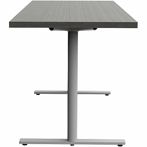 Safco Jurni Multi-Purp. Table w/T-Leg & Glides Textured T-shaped, Powder Coated Base - Modern Style x 60" Table Top Width x 24" Table Top Depth x 1.10" Table Top Thickness - 29" Height - Multipurpose - Assembly Required - Asian Night - Lami (JN6024FXGANT)