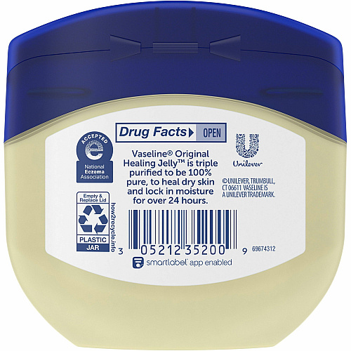 Vaseline Petroleum Jelly Original Lotion - 7.50 fl oz - For Dry, Sensitive Skin - Applicable on Hand - Skin - Hypoallergenic, Fragrance-free - 1 Each (35200)
