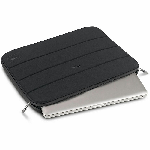 Solo Carrying Case (Sleeve) for 17.3" Notebook - Black Scratch Resistant - Neoprene Body - Checkpoint Friendly - 13" Height x 1.5" Width x 17.5" Depth - 1 Each (PRO1174U4)