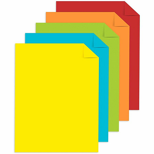 Wausau Paper Astrobrights 24 lb Colored Paper 24 lb Basis Weight - Printable, Acid-free, Lignin-free - Assorted - 500 Sheets - 500 Sheets per Ream - 5 Ream per Case - 5 / Carton (91457)