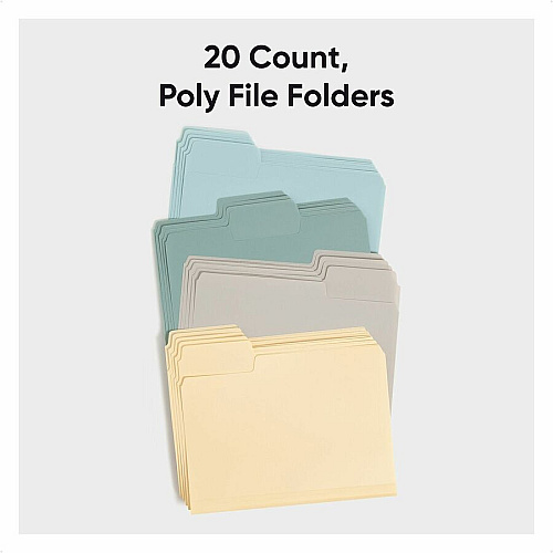 Smead SuperTab 1/3 Tab Cut Letter Top Tab File Folder (10521)