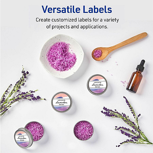 Avery Matte White 1" Round Labels (05656)