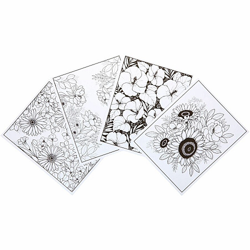 Crayola Florals, A Flower Coloring Book Printed Book 40 Pages - Book (041082)