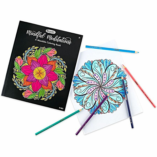 Crayola Mandala Coloring Book Printed Book 40 Pages - Book (041081)
