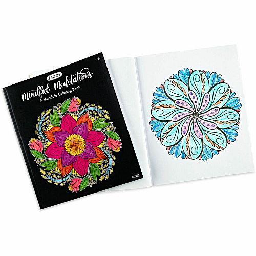 Crayola Mandala Coloring Book Printed Book 40 Pages - Book (041081)