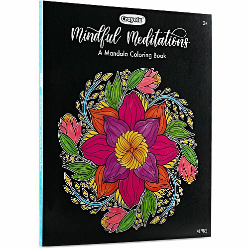 Crayola Mandala Coloring Book Printed Book 40 Pages - Book (041081)