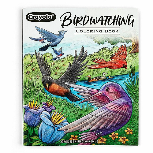 Crayola Bird Watching Coloring Book Printed Book 40 Pages - Book (041133)