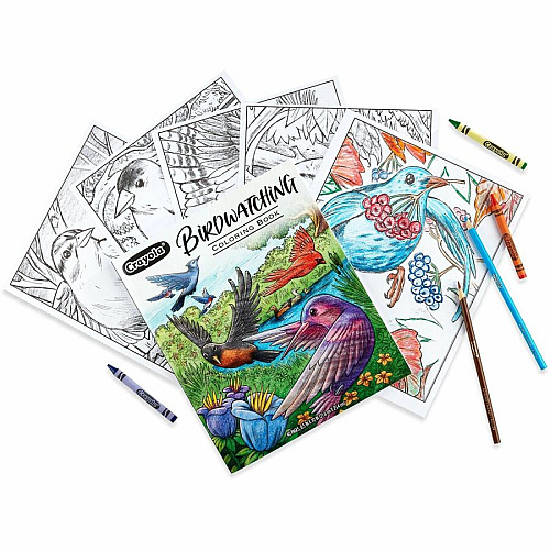 Crayola Bird Watching Coloring Book Printed Book 40 Pages - Book (041133)