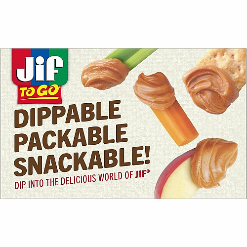 Jif To-Go Creamy Natural Peanut Butter Cups (99266)