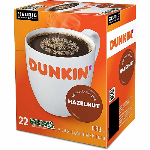 Dunkin Donuts Dunkin' Donuts&reg; K-Cup Hazelnut Coffee (1270CT)