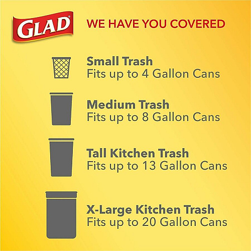 Glad Odorshield Cherry Blossom Trash Bags (79274CT)