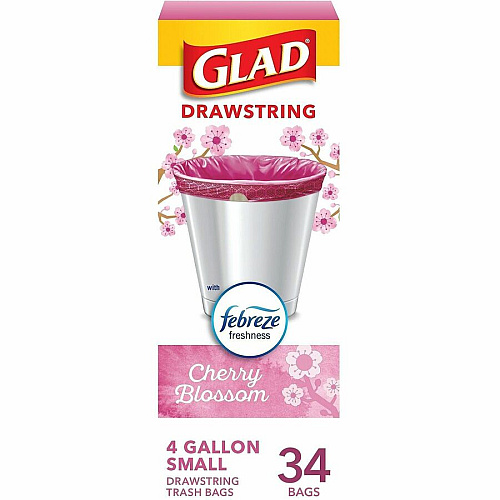 Glad Odorshield Cherry Blossom Trash Bags (79274CT)