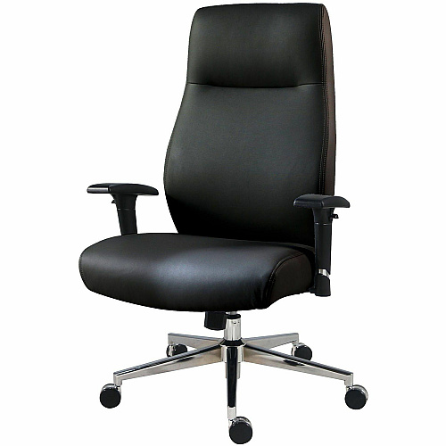 Lorell Fuerte Executive High-Back Chair with Adjustable Arms (63300)