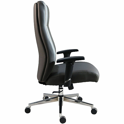 Lorell Fuerte Executive High-Back Chair with Adjustable Arms (63300)