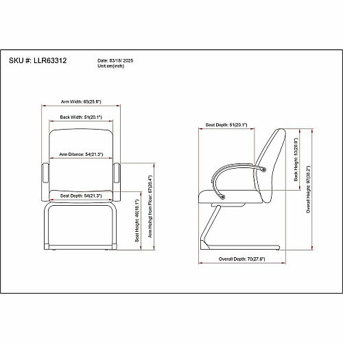 Lorell Pike Executive Guest Chair (63312)
