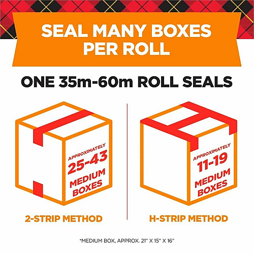 Scotch Long-Lasting Storage Packing Tape 54.60 yd Length x 1.88" Width - Transparent - Weather Resistant, Temperature Resistant - For Packaging, Sealing, Box, Document, Storage - 4 / Pack (3650LR44GC)