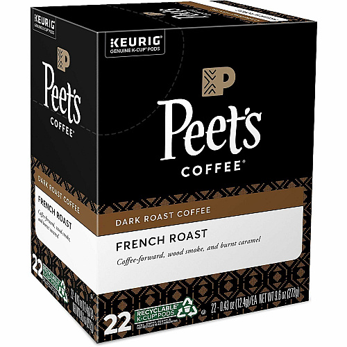 Peet's Coffee&trade; K-Cup French Roast Coffee (2405CT)