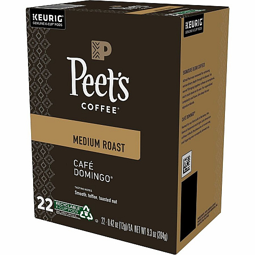 Peet's Coffee&trade; K-Cup Cafe Domingo Coffee (2404CT)