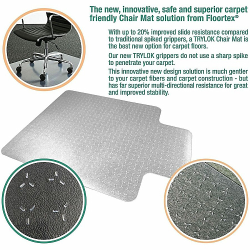 Cleartex TrYlok Chair Mats (NRCMFLVT0003)