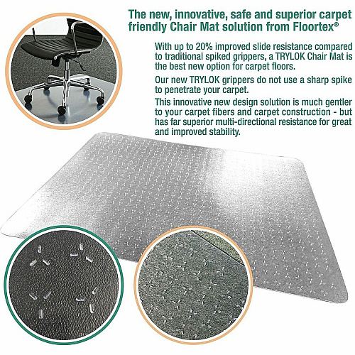 Cleartex TrYlok Chair Mats (NRCMFLVT0005)