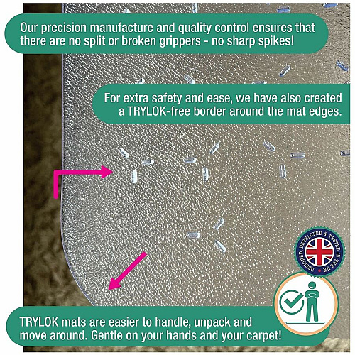 Cleartex TrYlok Chair Mats (NRCMFLVT0005)
