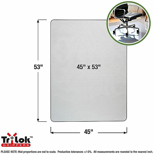 Cleartex TrYlok Chair Mats (NRCMFLVT0005)