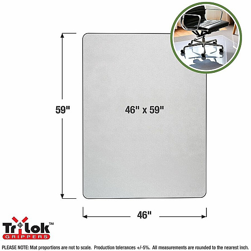 Cleartex TrYlok Chair Mats (NRCMFLVT0006)