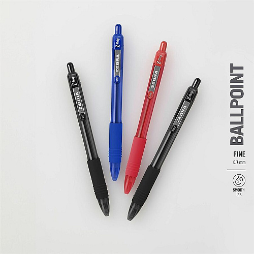 Zebra Pen Z-Grip Retractable Ballpoint Pens (20720)