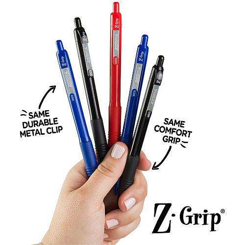 Zebra Pen Z-Grip Retractable Ballpoint Pens (20720)