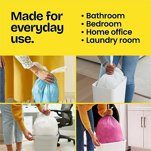 Glad Medium Drawstring Trash Bags with Clorox (79316CT)