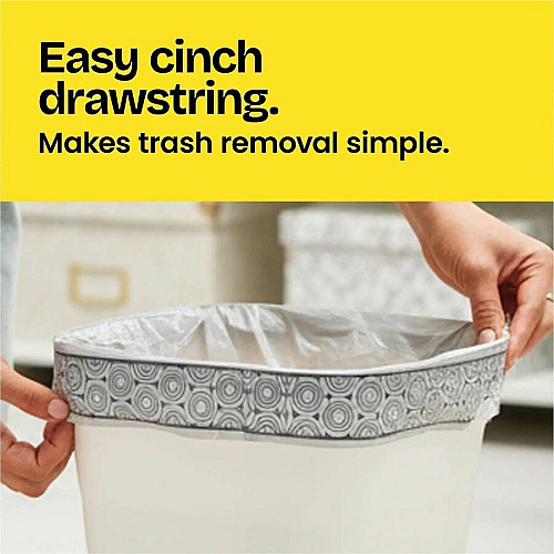 Glad Medium Drawstring Trash Bags with Clorox (79316CT)