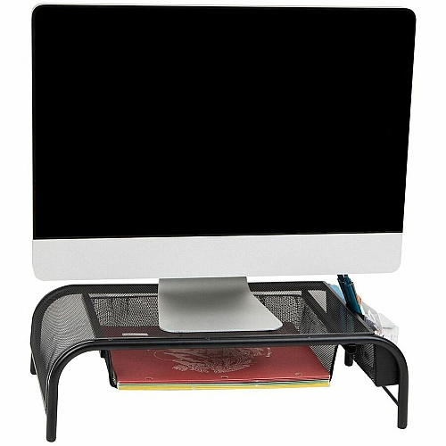 Mind Reader Monitor Stand and Organizer (MESHMONSTA)