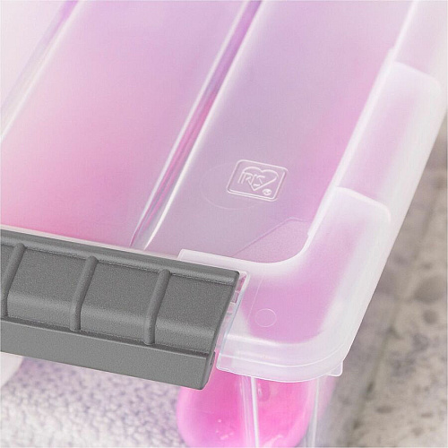 IRIS 6.2 QT Stack-and-Pull Storage Tote (300008)