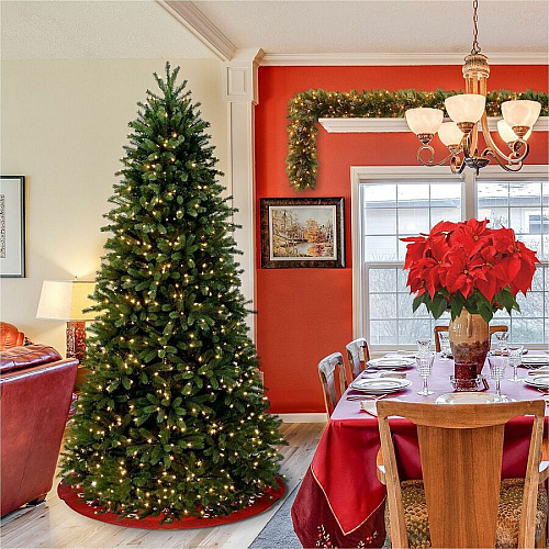 National Tree Company National Tree Jersey Fraser Fir Christmas Tree - Green Christmas Theme - Vertical - 1 Each (729083971624)