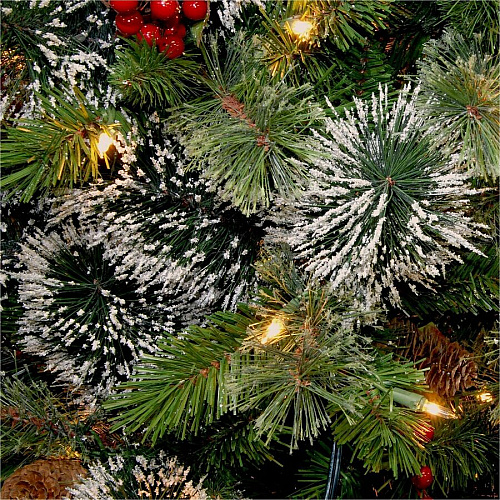 National Tree Company National Tree Wintry Pine Decorative Wreath - Green Christmas Theme - 1 Each (729083206436)