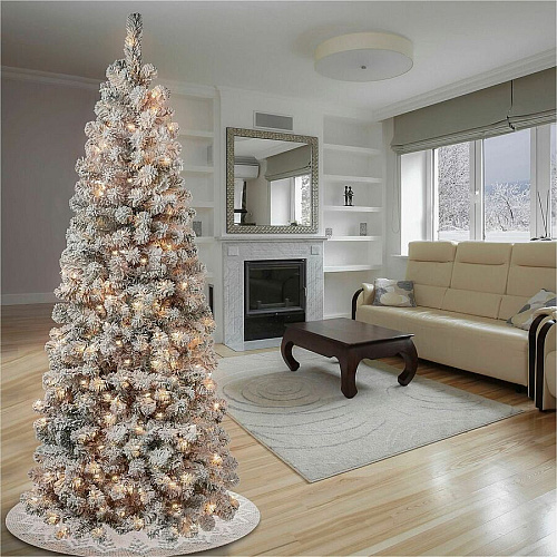 National Tree Company National Tree Acacia Christmas Tree - Green Christmas Theme - Vertical - 1 Each (729083275050)
