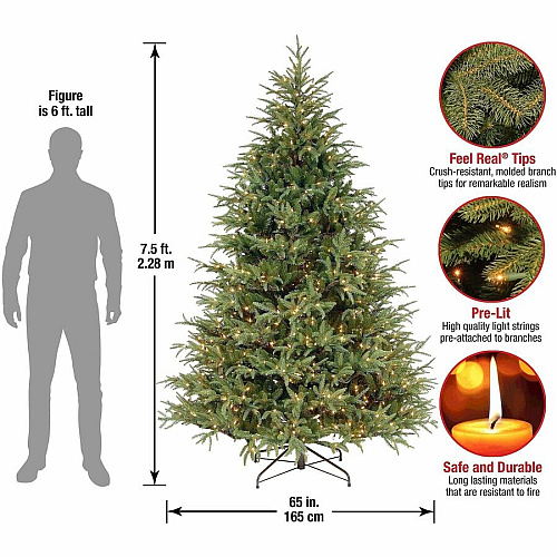 National Tree Company National Tree Christmas Tree - Green Christmas Theme - Vertical - 1 Each (729083764820)