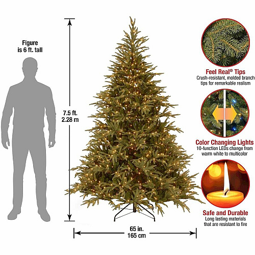 National Tree Company National Tree Christmas Tree - Green Christmas Theme - Vertical - 1 Each (729083765735)