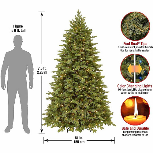 National Tree Company National Tree Christmas Tree - Green Christmas Theme - Vertical - 1 Each (729083786181)