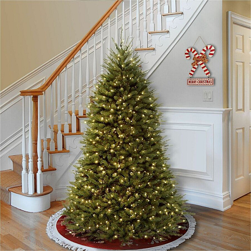 National Tree Company National Tree Dunhill Fir Christmas Tree - Green Christmas Theme - Vertical - 1 Each (729083060052)