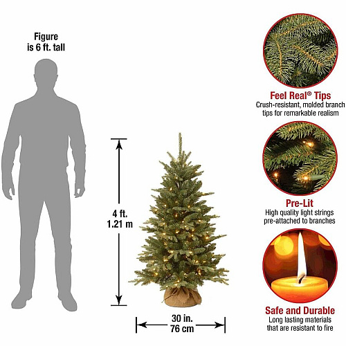 National Tree Company National Tree Everyday Christmas Tree - Green Christmas Theme - Vertical - 1 Each (729083828140)