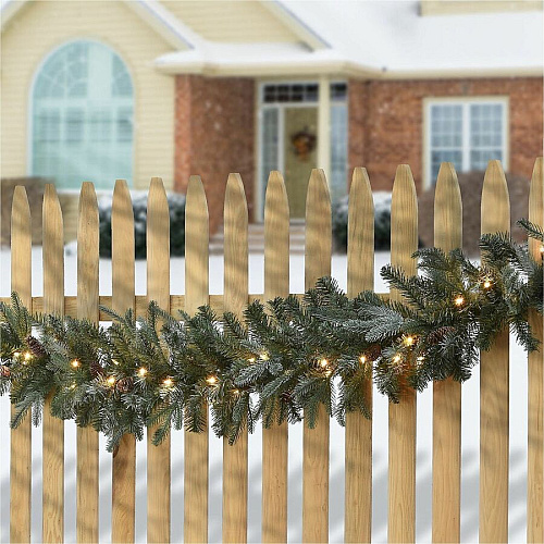 National Tree Company National Tree Decorative Garland - Green Christmas Theme - 1 Each (729083283956)
