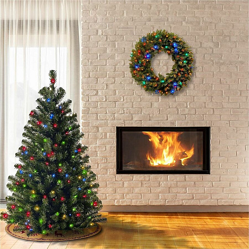 National Tree Company National Tree North Valley Spruce Christmas Tree - Green Christmas Theme - Vertical - 1 Each (729083548581)