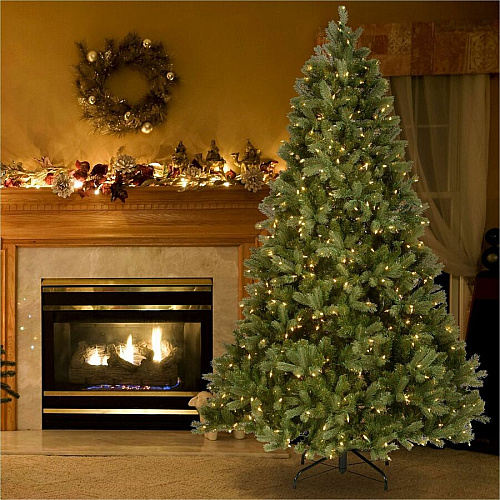 National Tree Company National Tree Downswept Douglas Fir Christmas Tree - Green Christmas Theme - Vertical - 1 Each (729083515095)