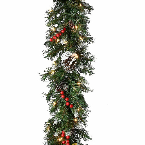 National Tree Company National Tree Decorative Garland - Green Christmas Theme - 1 Each (729083432491)